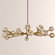 Celestine Clear Crystal Glass Round Chandelier 72