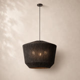 Savelle Natural Jute Basket Pendant Light 30