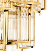 Vero Art Deco Glass Chandelier 23