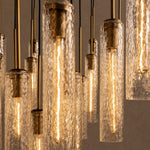 Colviora Hammered Glass Round Chandelier 36–48
