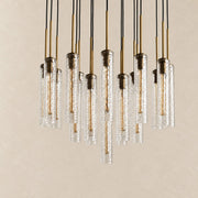 Colviora Hammered Glass Round Chandelier 36–48