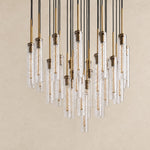 Colviora Hammered Glass Round Chandelier 36–48