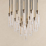 Colviora Hammered Glass Round Chandelier 36–48