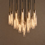 Colviora Hammered Glass Round Chandelier 36–48