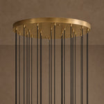 Colviora Hammered Glass Round Chandelier 36–48