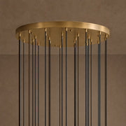 Colviora Hammered Glass Round Chandelier 36–48