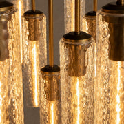 Colviora Hammered Glass Round Chandelier 36–48