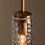 Colviora Hammered Glass Pendant 5.25