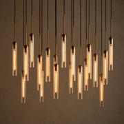 Colviora Fluted Glass Linear Chandelier 63.15