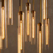 Colviora Fluted Glass Linear Chandelier 63.15