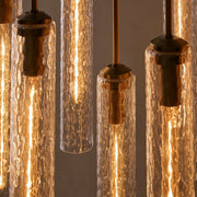Colviora Hammered Glass Linear Chandelier - product image 4
