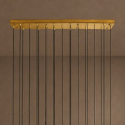Colviora Hammered Glass Linear Chandelier - product image 5