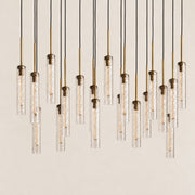 Colviora Hammered Glass Linear Chandelier - product image 1