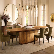 Colviora Hammered Glass Linear Chandelier - product image 3