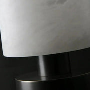 Minimalist Cylindrical Alabaster Table Lamp — image 12