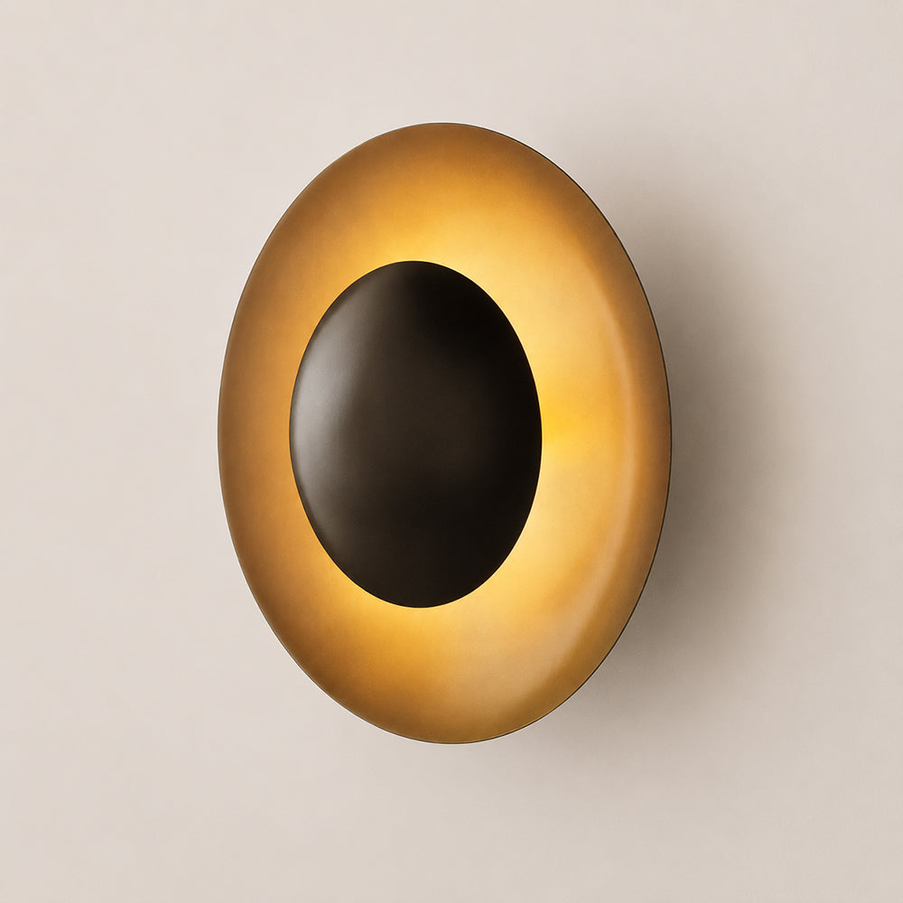 Orvyn Oval Orb Metal Wall Sconce