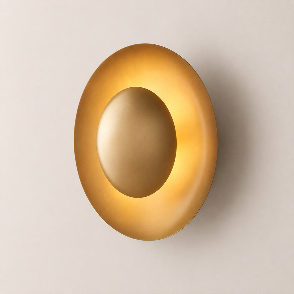 Orvyn Oval Orb Metal Wall Sconce