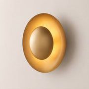 Orvyn Oval Orb Metal Wall Sconce