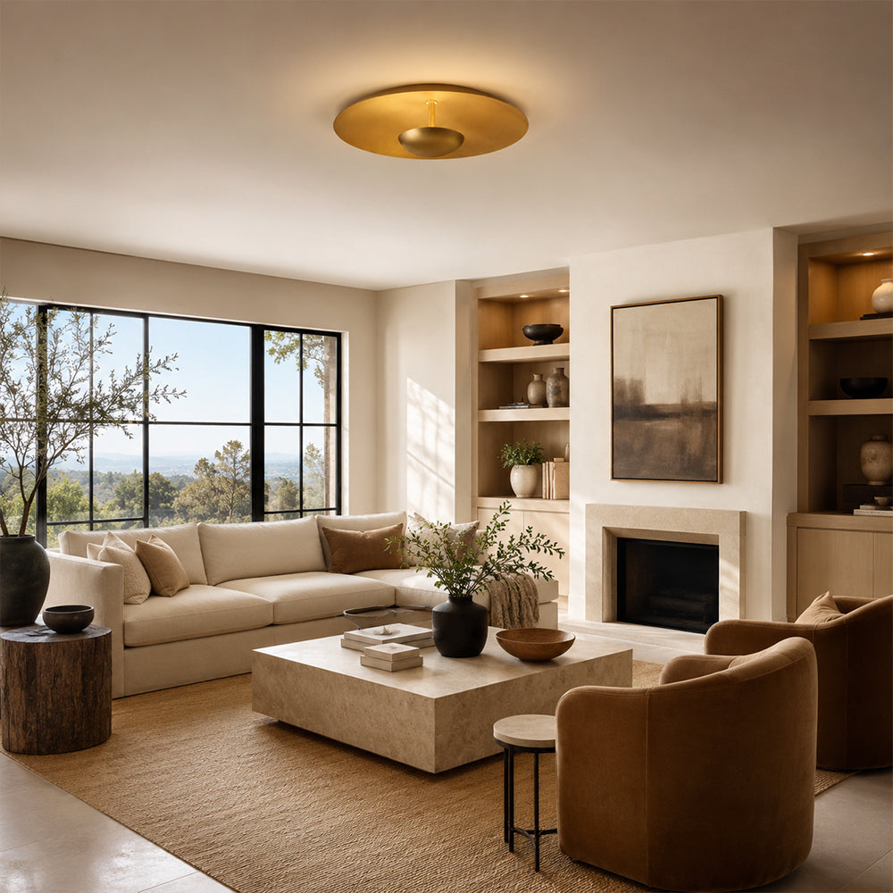 Orvyn Disc Semi-Flush Mount Ceiling Light