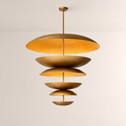 Orvyn Multi-Tier Vertical Disc Chandelier