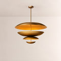 Orvyn 2-Tier Vertical Disc Chandelier