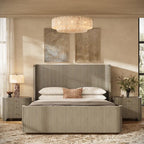Rhea Solid Oak Nightstand For Bedroom