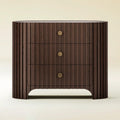 Rhea Solid Oak Nightstand For Bedroom