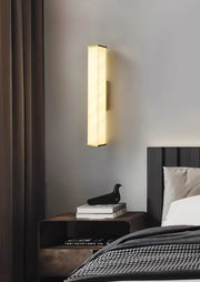 Cuboid Alabaster Wall Light