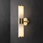 Cylindrical Lampatron Alabaster Wall Lamp