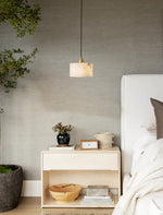 Cylindrical Alabaster Pendant Light — image 8