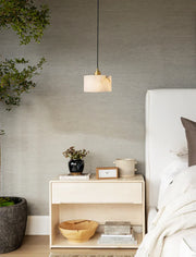 Cylindrical Alabaster Pendant Light — image 8