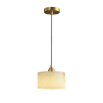 Cylindrical Alabaster Pendant Light — image 23