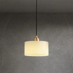 Cylindrical Alabaster Pendant Light — image 15