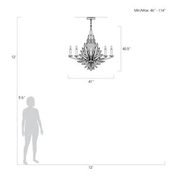 Lily Buds Candle Chandelier