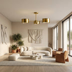 Daphna 3-Light Metal Semi-Flush Mount