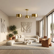 Daphna 3-Light Metal Semi-Flush Mount
