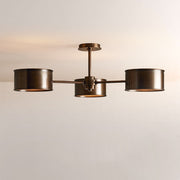 Daphna 3-Light Metal Semi-Flush Mount