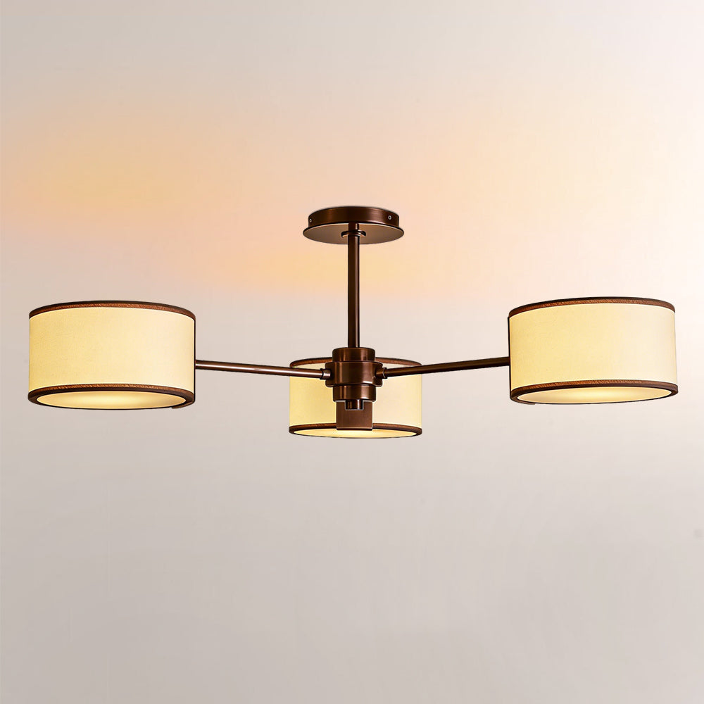 Daphna 3-Light Semi-Flush Mount