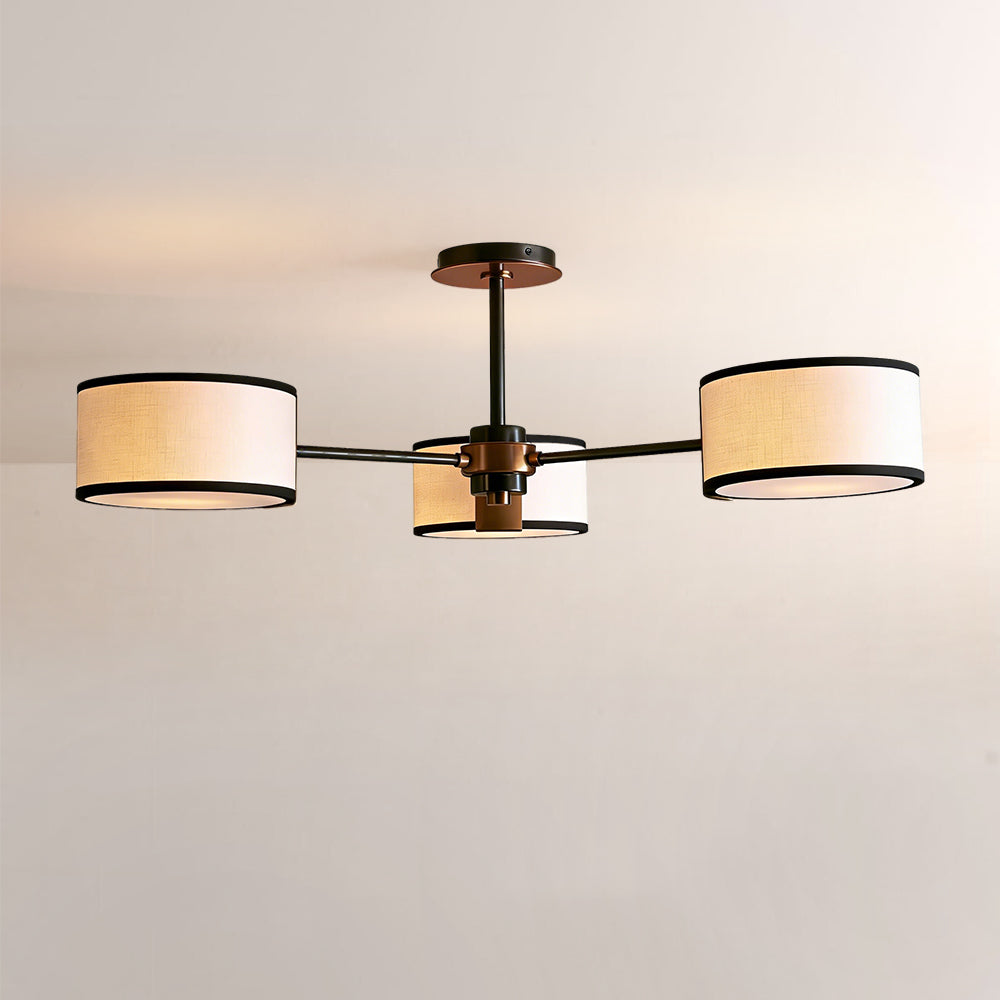Daphna 3-Light Semi-Flush Mount