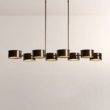 Daphna Linear Metal Drum Chandelier