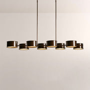 Daphna Linear Metal Drum Chandelier