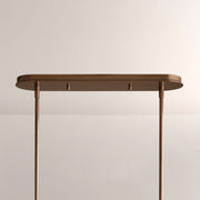 Daphna Linear Metal Drum Chandelier