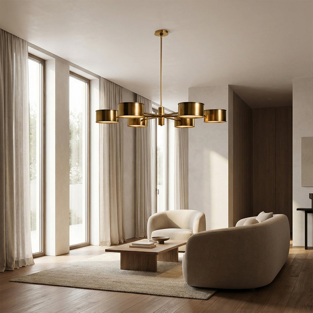 Daphna Metal Round Chandelier