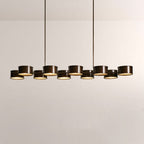 Daphna Linear Metal Drum Chandelier
