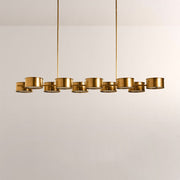 Daphna Linear Metal Drum Chandelier