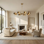 Daphna Metal Round Chandelier