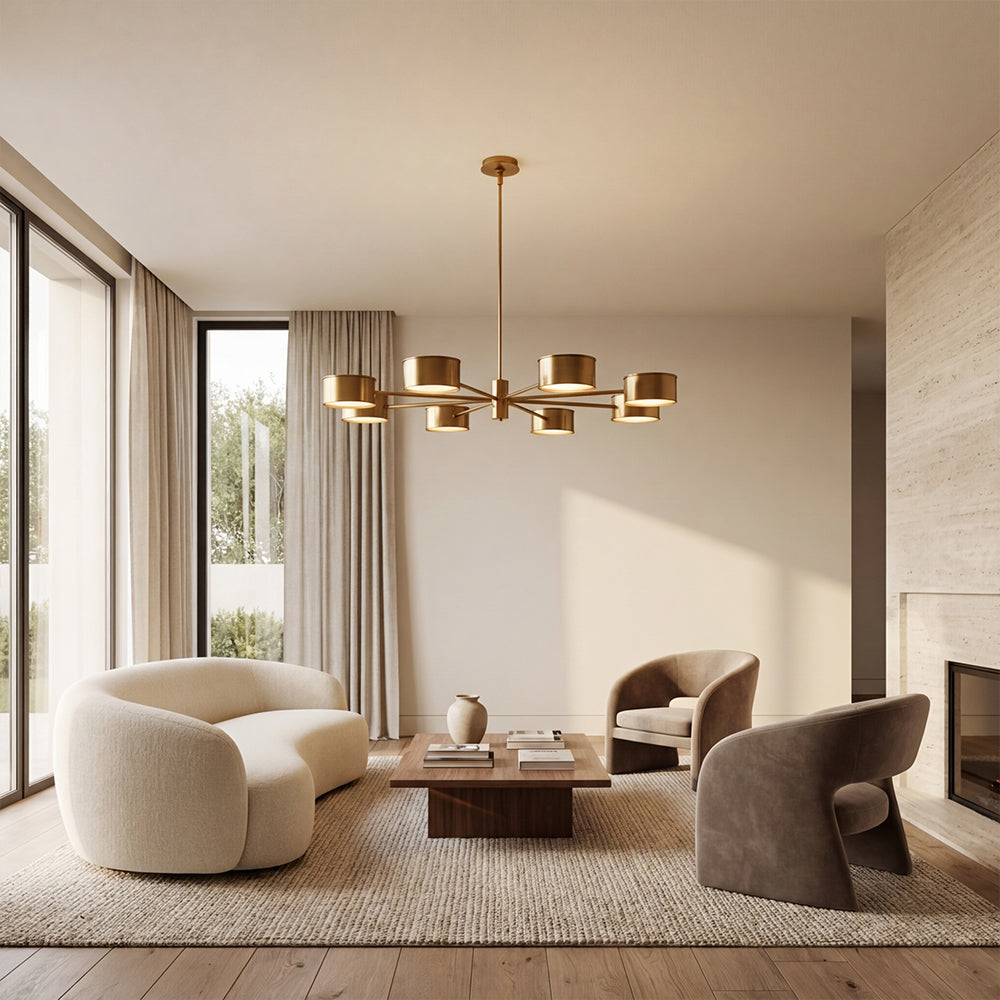 Daphna Metal Round Chandelier