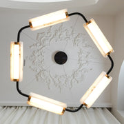 Delia Rectangular Alabaster Chandelier — image 21