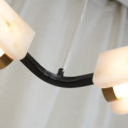 Delia Rectangular Alabaster Chandelier — image 23