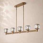 Delmare Glass Linear Chandelier 54